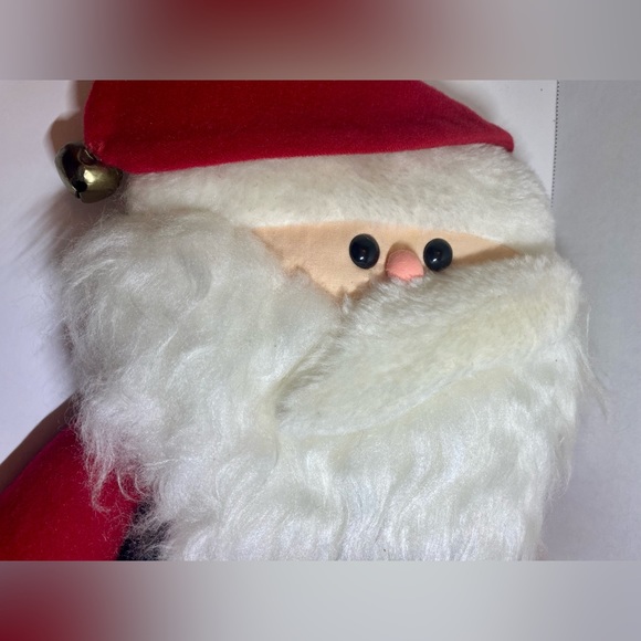 Rare 1981 Hallmark Stuffable Santa stocking - Picture 4 of 6